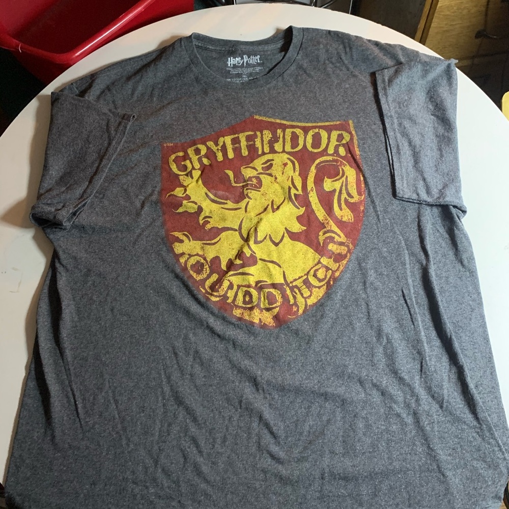 Harry Potter Gryffindor Quidditch Hogwarts Tshirt Hufflepuff Slytherin Ravenclaw
